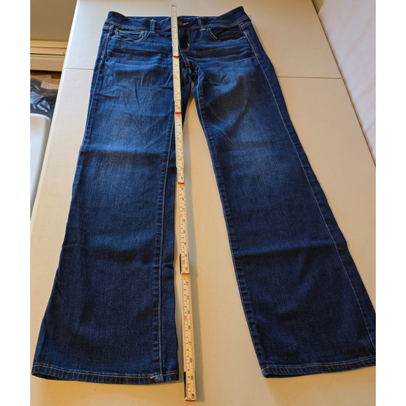 American Eagle Slim Boot Women's 10 Regular Stretch Blue Dark Wash - Picture 14 of 16